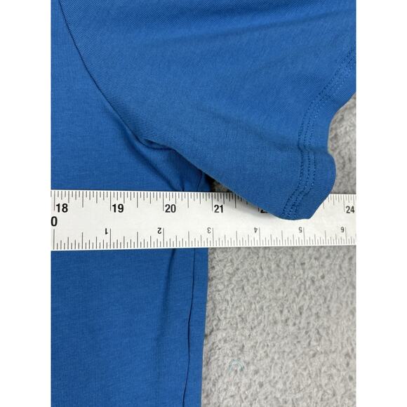 Gymshark T-shirt Men’s Large Blue Legacy Logo Casual Athletic Gym Performance - Picture 8 of 9